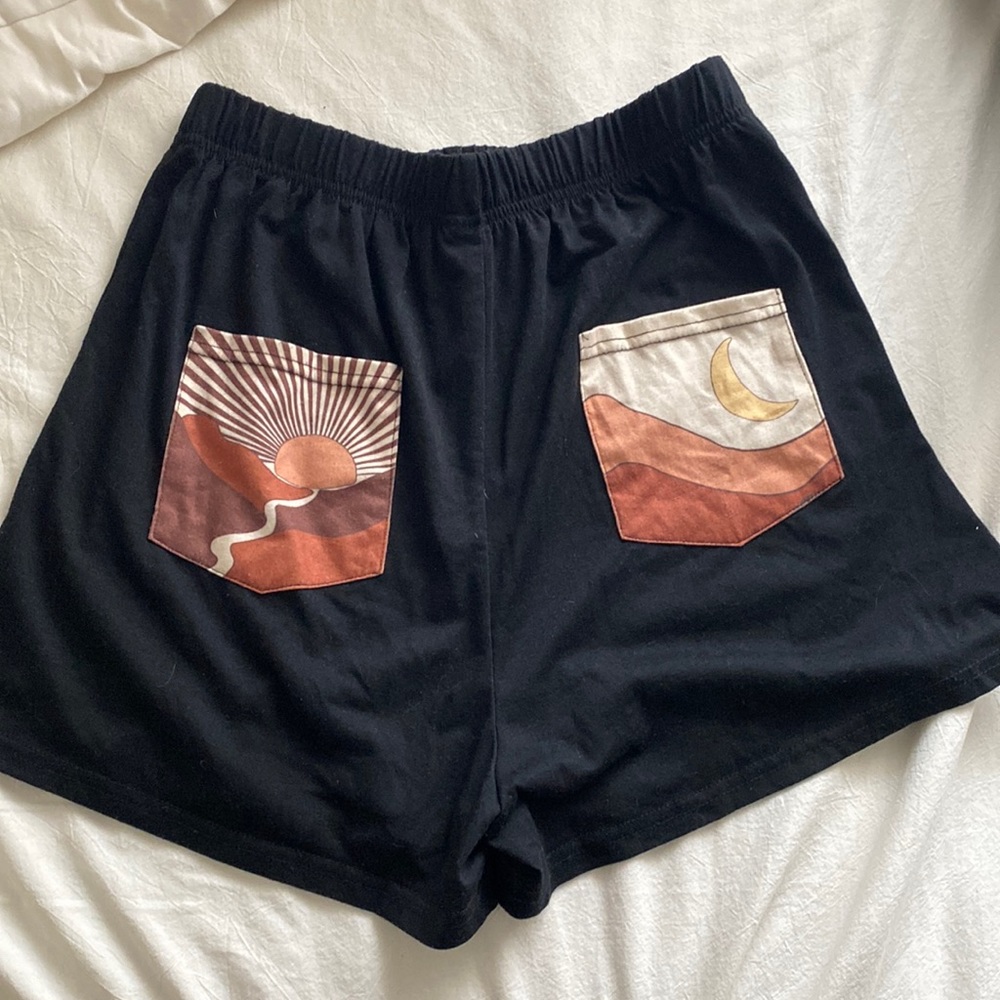 Romwe high waisted shorts